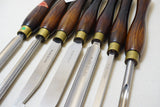 IMMACULATE SET OF 7 LARGE HENRY TAYLOR DIAMIC LATHE TOOLS