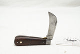 ROSEWOOD HAWKBILL OR PRUNING FOLDING KNIFE - 'CAMILLUS NEW YORK' '1'