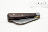 ROSEWOOD HAWKBILL OR PRUNING FOLDING KNIFE - 'CAMILLUS NEW YORK' '1'