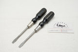 LIKE NEW PAIR OF STANLEY HURWOOD NO. 20 SCREWDRIVERS -  7"