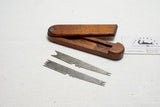 VERY UNUSUAL LAYOUT DIVIDERS IN SWEET MAHOGANY CASE