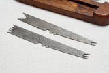 VERY UNUSUAL LAYOUT DIVIDERS IN SWEET MAHOGANY CASE