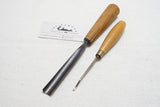 2 HENRY TAYLOR CARVING GOUGES