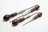 BEAUTY SET OF 4 CABINETMAKERS SCREWDRIVERS IN ROSEWOOD