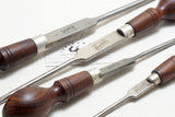 BEAUTY SET OF 4 CABINETMAKERS SCREWDRIVERS IN ROSEWOOD