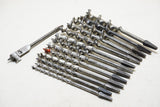 FINE SET OF 14 IRWIN BITS - SIZE 4 ~ 16 AND EXPANSION BIT