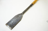 MASSIVE JAPANESE HAND FORGED GOUGE WITH COVER - 3 1/2"