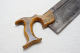 FINE DEAD STRAIGHT JOHNSON SPLIT NUT TENON BACK SAW