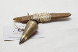 LOVELY BRASS PLUMB BOB ON STRING LINE