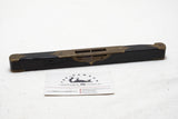DECORATIVE EBONY & BRASS LEVEL - 8"