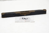 DECORATIVE EBONY & BRASS LEVEL - 8"