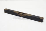DECORATIVE EBONY & BRASS LEVEL - 8"