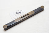 DECORATIVE EBONY & BRASS LEVEL - 8"