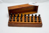 FINE UNCOMMON SET OF LARGE LETTER PUNCHES - 7/16"