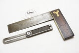 GREAT WORKING PAIR - SLIDING T BEVEL + ROSEWOOD TRY SQUARE