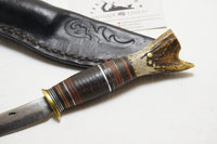 FINE WILLIAM 'BILL' SCAGEL HUNTER WITH ORIGINAL SCAGEL SHEATH