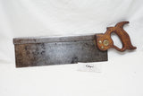 FINE NO 4 DISSTON  14" DEEP BACK SAW