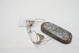 FABULOUS EARLY WILLSON AVIATOR, MOTORCYCLE GLASSES IN ORIGINAL TIN CASE!