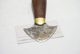 LEATHERWORKING OSBORNE HEAD KNIFE - ROSEWOOD HANDLE