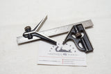 FINE 6" L.S STARRETT CO HARDENED COMBINATION SQUARE WITH CENTER FINDER