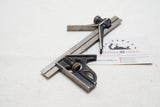 FINE 6" L.S STARRETT CO HARDENED COMBINATION SQUARE WITH CENTER FINDER