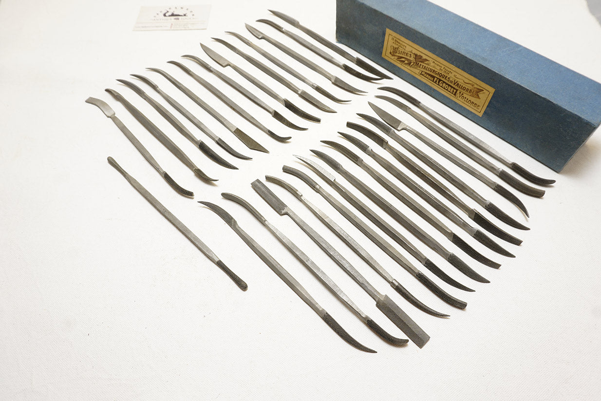 EXCEPTIONAL NOS SET OF 28 GROBET VALLORBE SWISS DIE MAKERS