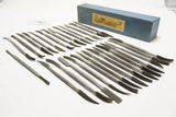 EXCEPTIONAL NOS SET OF 28 GROBET VALLORBE SWISS DIE MAKERS' RIFFLER FILES