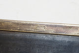 HEAVY 1880 BRASS BACK 'F BRITTAIN' SPLIT NUT TENON OR BACK SAW