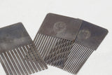 FINE COMPLETE SET OF 12 HENRY TAYLOR GRAINING COMBS IN ORIG CASE