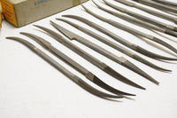 NOS SET OF 12 NICHOLSON SWISS PATTERN SILVERSMITH'S RIFFLERS IOB