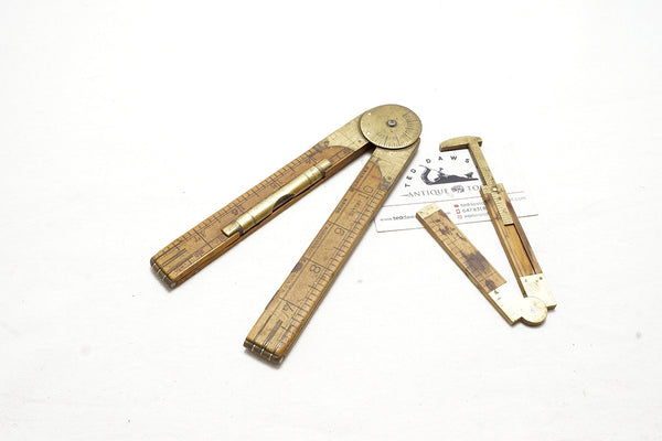 Stanley Rabone RULE PAIR - RABONE NO. 1190 COMBINATION AND STANLEY SW CALIPER – Ted ...