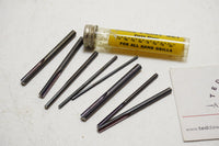 STANLEY NO. 600 DRILL POINT SET OF 8 - 1/16" ~ 11/64"