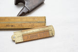TYPE 2 STANLEY NO. 62 FOLDING RULE & FINE STANLEY 36 CALIPER RULE