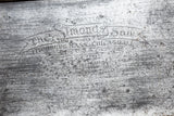 FINE EARLY SIMONDS BACK SAW WITH RARE MOON LOGO MEDALLION