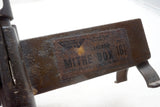 RARE & FINE MINI LANGDON 16 1/2 MITER BOX WITH ORIGINAL SAW