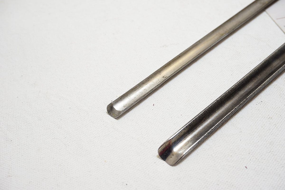 PAIR OF R. SORBY IN CANNEL BENT GOUGES - 3/8" & 7/16" – Ted Dawson ...
