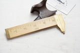 NOS LUFKIN NO. 016 FOLDING CALIPER RULE - 6"
