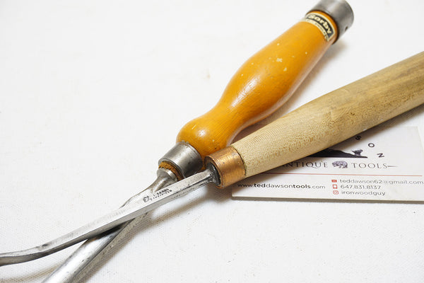 FINE PAIR OF IOHN + ROBERT SORBY CARVING GOUGES - SPOON – Ted Dawson ...