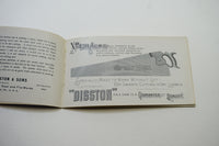 FINE SMALL DISSTON SAW CATALOGUE LIKELY CA 1890-1900