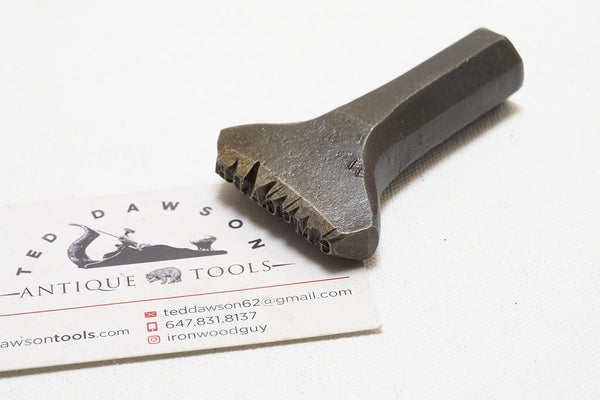 HAND CUT JOINER'S STAMP - G. MCCABE