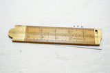 BRAND NEW OLD STOCK LUFKIN NO. 372R FOLDING CALIPER RULE - 1 FOOT 2 FOLD