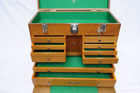 FINE GERSTNER 11 DRAWER WALNUT MACHINIST CHEST