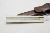SUPERB MINI SKF PROMOTIONAL POCKET SLIDE RULE IN ORIG LEATHER SKF CASE