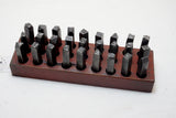 FINE SET OF LARGE LETTER PUNCHES - 5/8"!