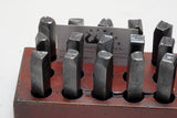 FINE SET OF LARGE LETTER PUNCHES - 5/8"!