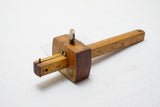 STANLEY NO. 165 BOXWOOD MARKING GAUGE WITH CONVEX CURVES
