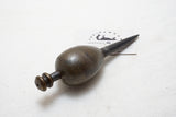 VERY UNUSUAL LARGE BRASS PLUMB BOB