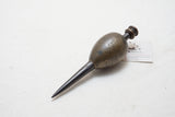 VERY UNUSUAL LARGE BRASS PLUMB BOB