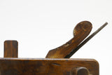 18TH CENTURY WEDGE STYLE PLOW PLANE WITH DISTINCTIVE PROFILE WEDGES