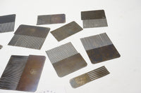 SET OF 10 HENRY TAYLOR GRAINING COMBS IN ORIG CASE